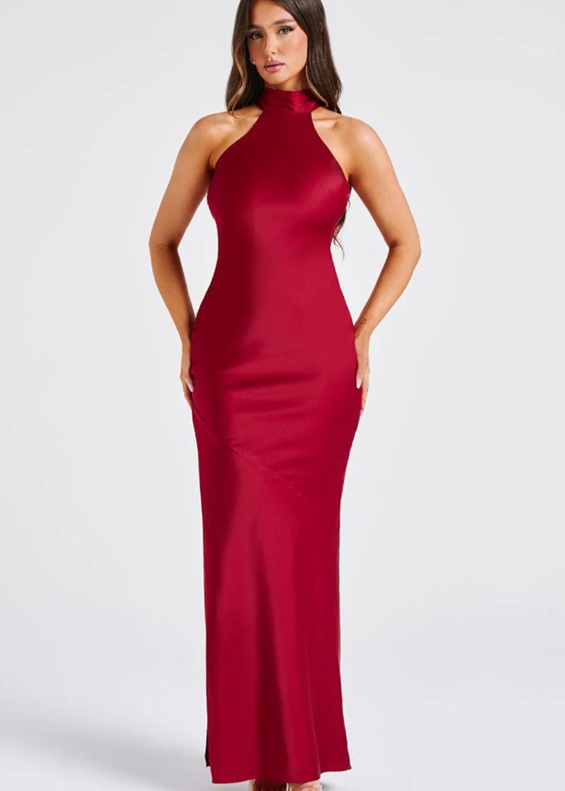 Vanessa | Satin Maxi Dress