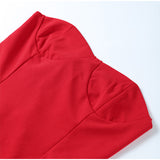 Anna | Strapless Rosette Mini Dress