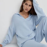 Violet | V-Neck Lounge Set