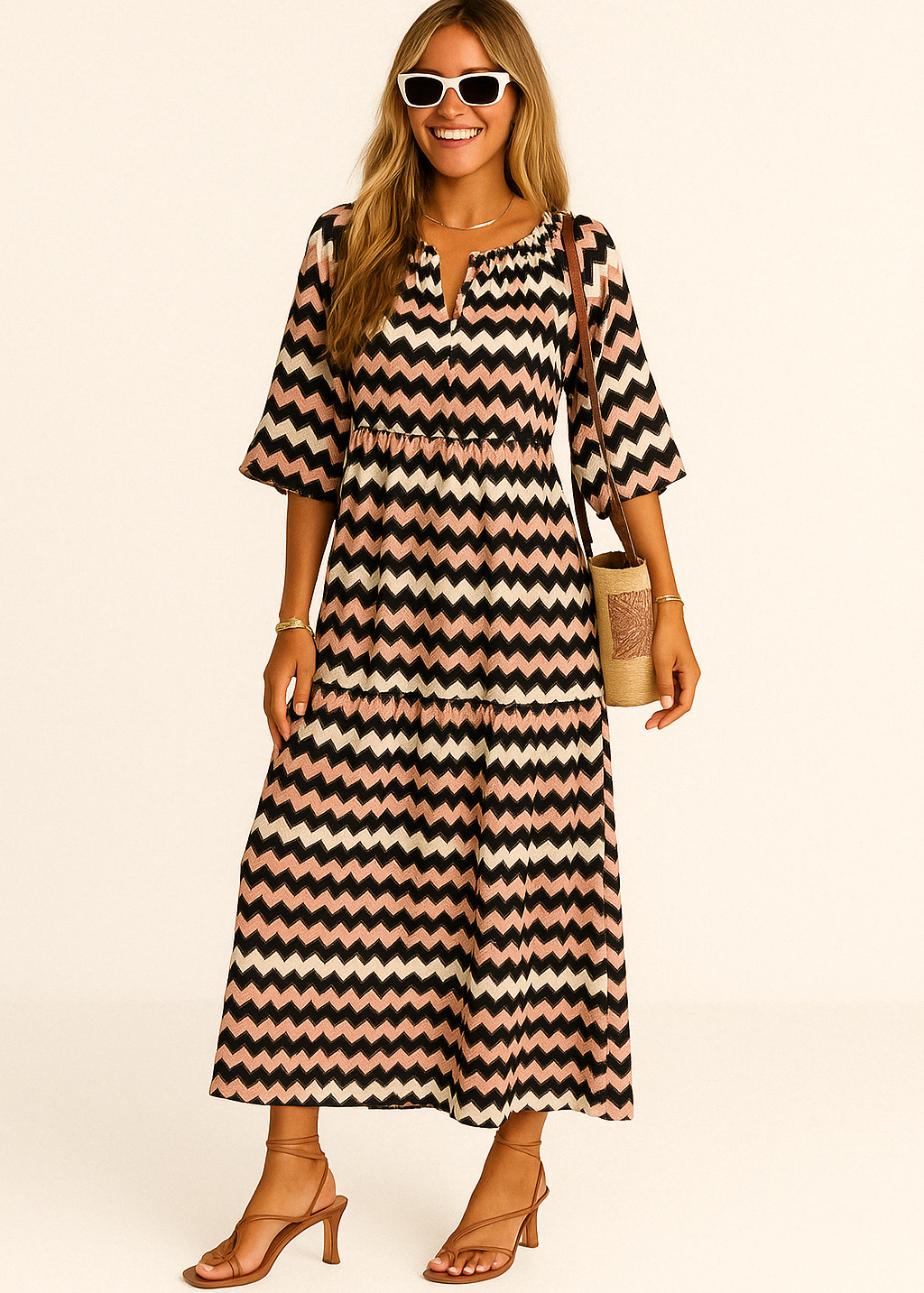 Anastasia | Puff Sleeve Dress