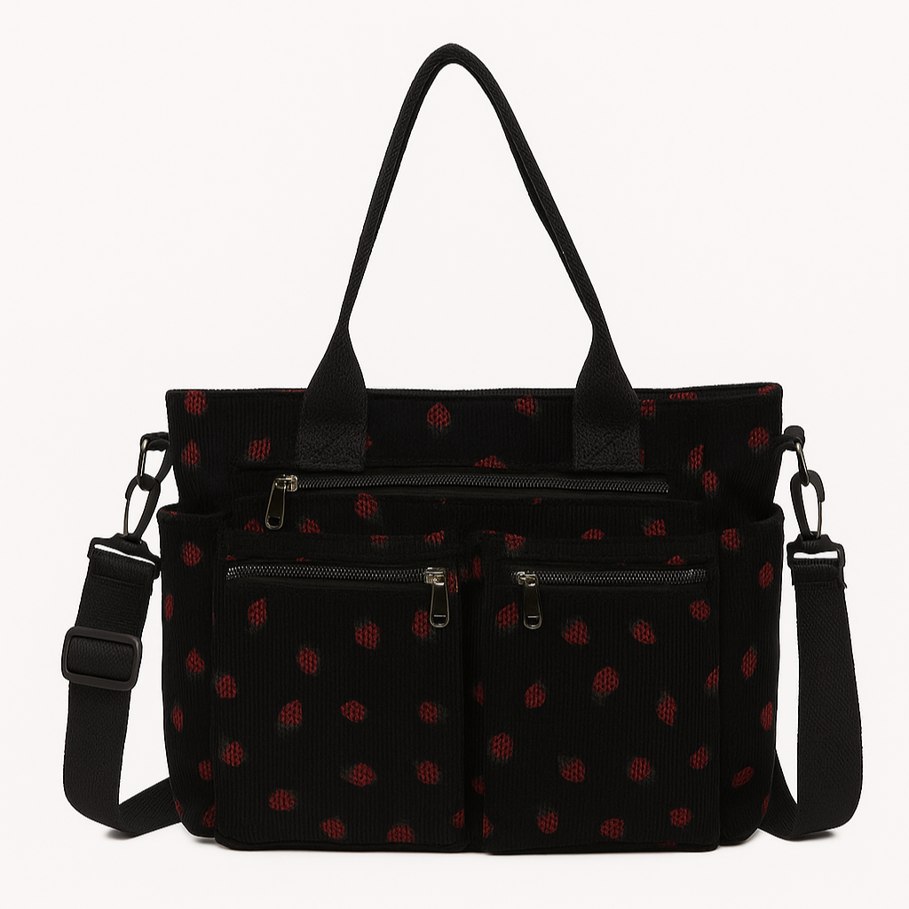 Strawbé | Multi-Pocket Tote Bag
