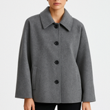 Ella | Cropped Wool Coat