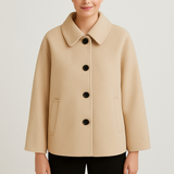 Ella | Cropped Wool Coat