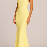 Zantina | Open-Back Satin Gown