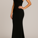 Zantina | Open-Back Satin Gown