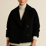 Maria | Cropped Wool Coat