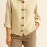 Manilla | Classic Sleeveless Cardigan