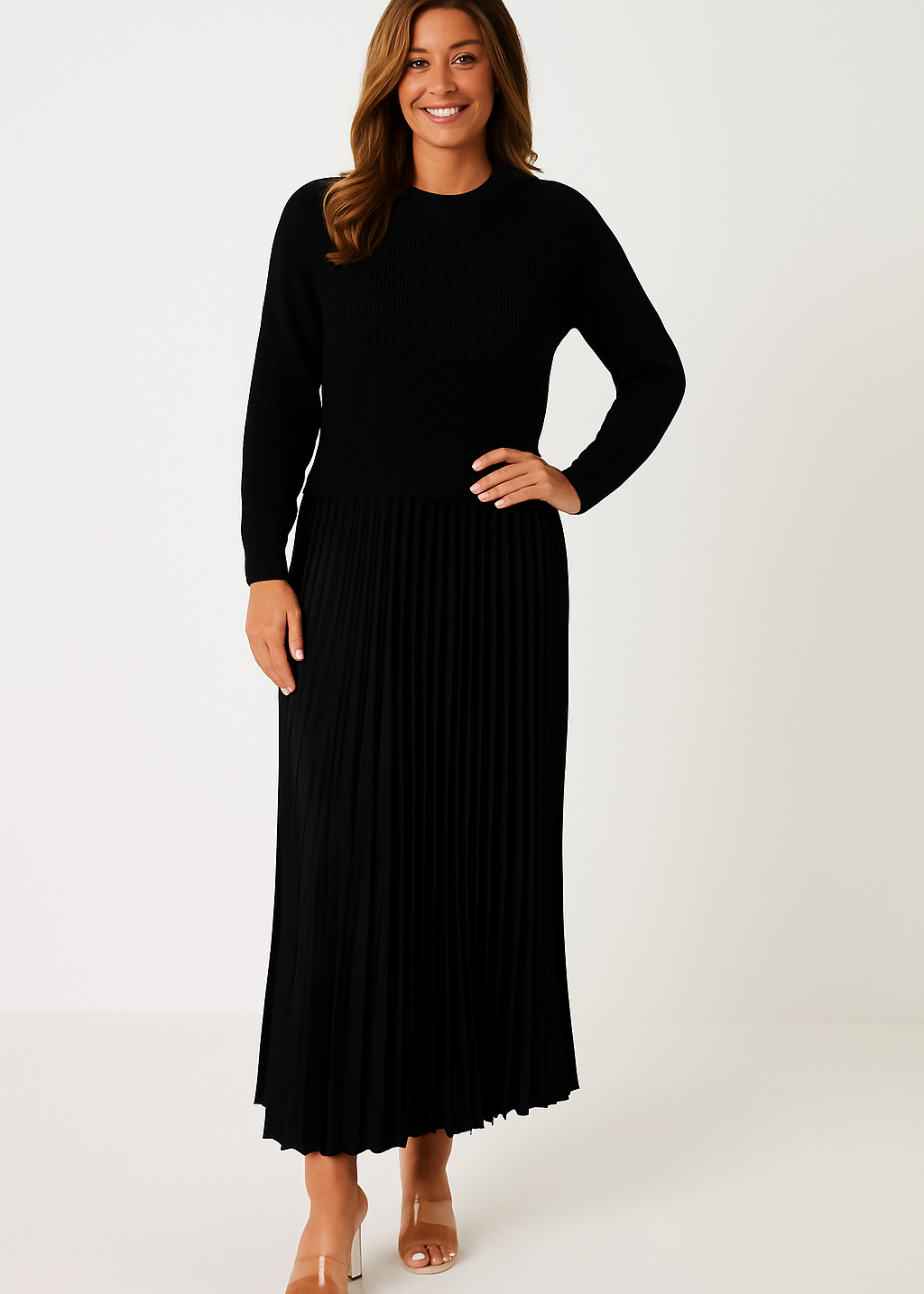 Ciara | Knit Top + Maxi Skirt