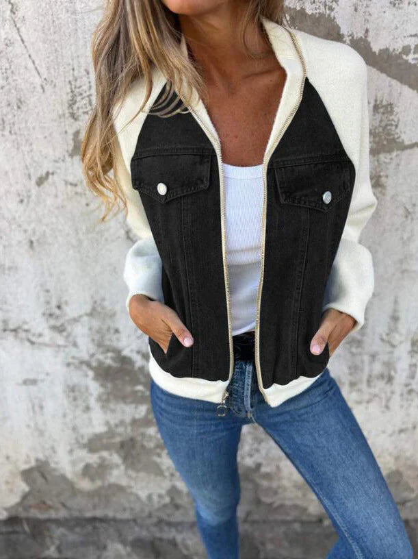 Elin | Denim Wool Jacket