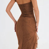 Charlotte | Ruffle Midi Dress