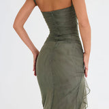 Charlotte | Ruffle Midi Dress