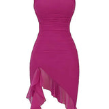Charlotte | Ruffle Midi Dress