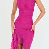 Charlotte | Ruffle Midi Dress