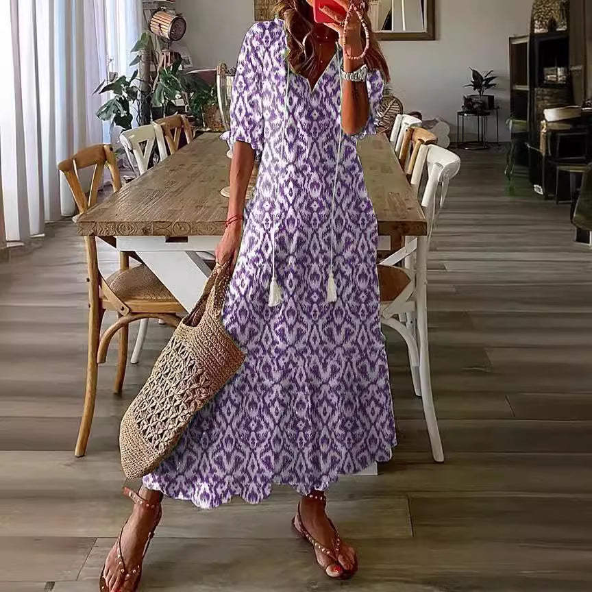 Celina | Boho Maxi Dress