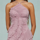 Elisia I Textured Maxi Dress