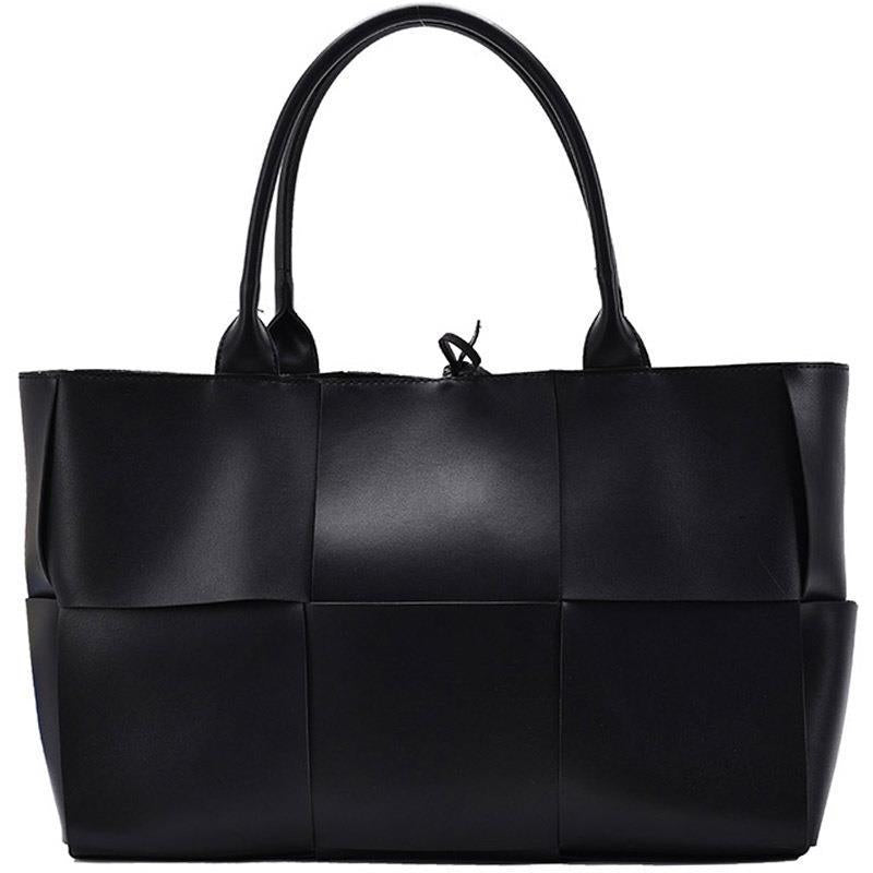 Maribel | Woven Leather Tote