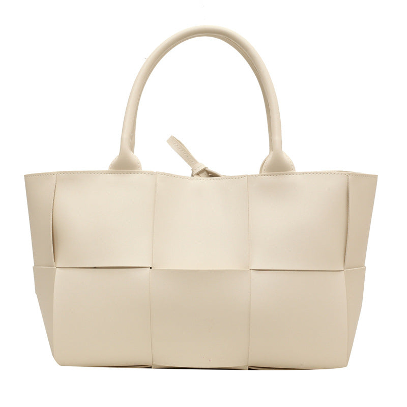 Maribel | Woven Leather Tote