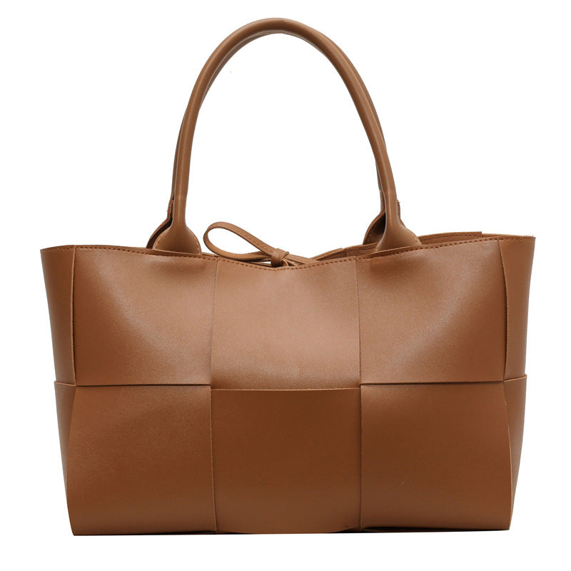 Maribel | Woven Leather Tote