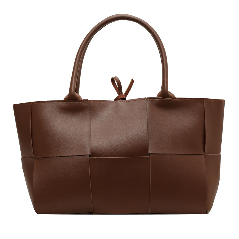 Maribel | Woven Leather Tote