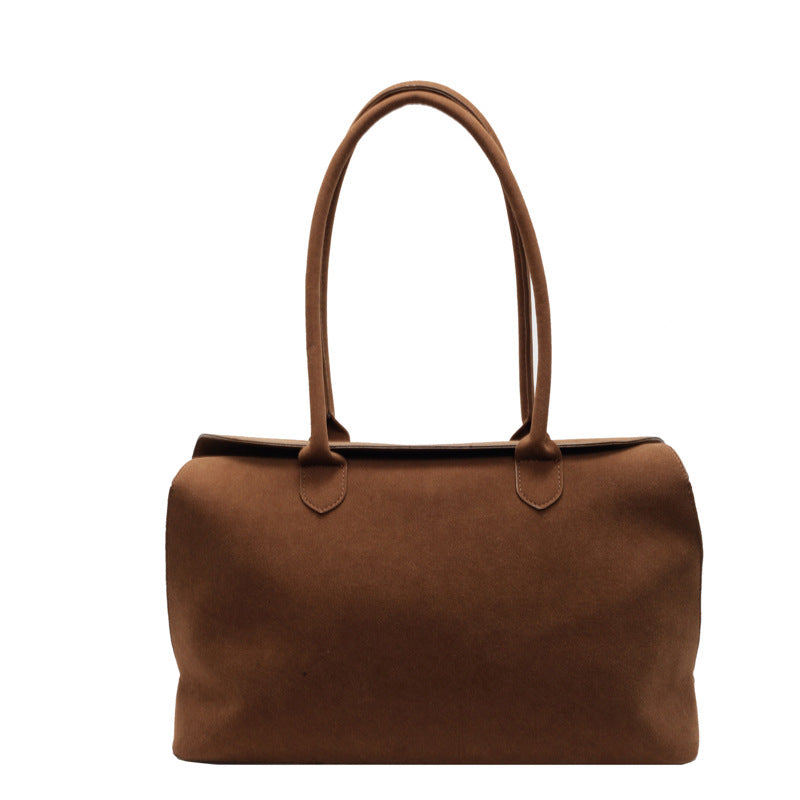 Aria | Suede Shoulder Tote