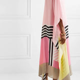 Iria | Geometric Silk Kaftan