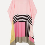 Iria | Geometric Silk Kaftan